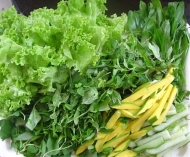Các loại rau không thể thiếu khi ăn gỏi cá