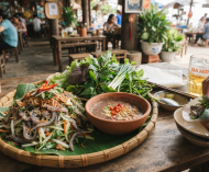 Gỏi cá nhệch: Hương vị đặc sản và cách ăn cùng rau, chẻo